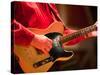 Swinging Guitar, Grand Ole Opry at Ryman Auditorium, Nashville, Tennessee, USA-Walter Bibikow-Stretched Canvas