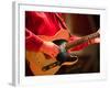 Swinging Guitar, Grand Ole Opry at Ryman Auditorium, Nashville, Tennessee, USA-Walter Bibikow-Framed Photographic Print