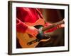 Swinging Guitar, Grand Ole Opry at Ryman Auditorium, Nashville, Tennessee, USA-Walter Bibikow-Framed Photographic Print