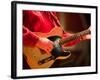 Swinging Guitar, Grand Ole Opry at Ryman Auditorium, Nashville, Tennessee, USA-Walter Bibikow-Framed Photographic Print