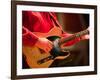 Swinging Guitar, Grand Ole Opry at Ryman Auditorium, Nashville, Tennessee, USA-Walter Bibikow-Framed Photographic Print