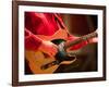Swinging Guitar, Grand Ole Opry at Ryman Auditorium, Nashville, Tennessee, USA-Walter Bibikow-Framed Photographic Print