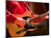 Swinging Guitar, Grand Ole Opry at Ryman Auditorium, Nashville, Tennessee, USA-Walter Bibikow-Mounted Photographic Print