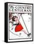 "Swinging in the Apple Tree," Country Gentleman Cover, August 15, 1925-Sarah Stilwell Weber-Framed Stretched Canvas