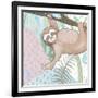 Swinging Sloth-Elizabeth Medley-Framed Art Print