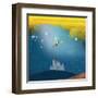 Swinging Through Stars-Nancy Tillman-Framed Art Print