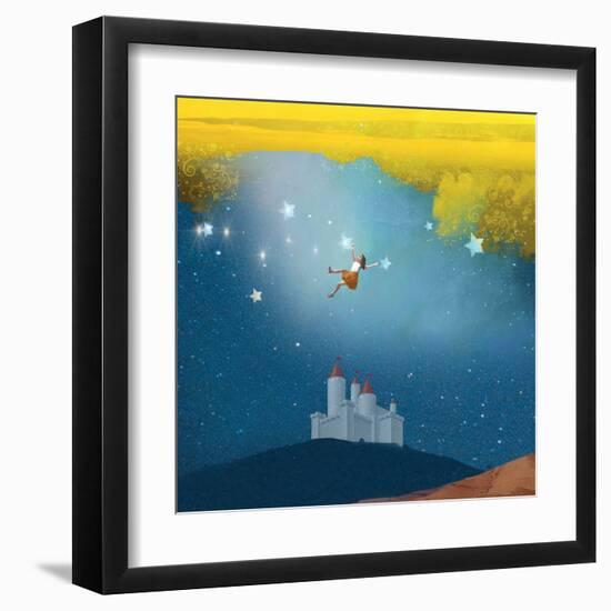 Swinging Through Stars-Nancy Tillman-Framed Art Print