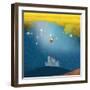 Swinging Through Stars-Nancy Tillman-Framed Art Print