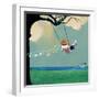 Swinging-Nancy Tillman-Framed Premium Giclee Print