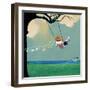 Swinging-Nancy Tillman-Framed Art Print