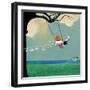 Swinging-Nancy Tillman-Framed Art Print