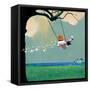 Swinging-Nancy Tillman-Framed Stretched Canvas