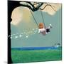 Swinging-Nancy Tillman-Mounted Giclee Print