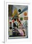 Swinging-Wassily Kandinsky-Framed Giclee Print