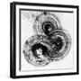 Swirl About-Dario Moschetta-Framed Giclee Print