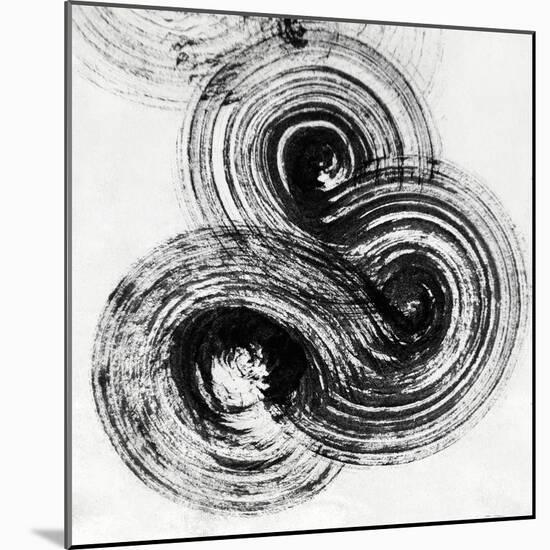 Swirl About-Dario Moschetta-Mounted Giclee Print