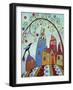 Swirl Tree Bird & Houses-Karla Gerard-Framed Giclee Print