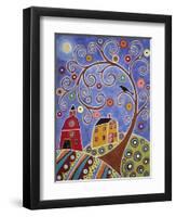 Swirl Tree House & Barn-Karla Gerard-Framed Premium Giclee Print