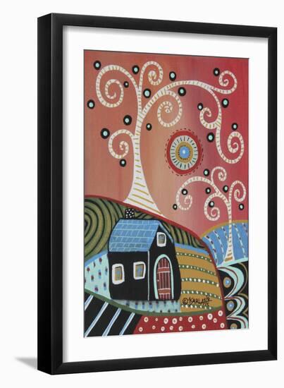 Swirl Trees-Karla Gerard-Framed Giclee Print