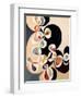 Swirl-Rex Ray-Framed Art Print