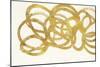 Swirling Element I Crop I Gold-Shirley Novak-Mounted Premium Giclee Print