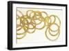 Swirling Element I Crop II Gold-Shirley Novak-Framed Premium Giclee Print