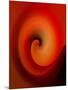 Swirling Red-Ruth Palmer-Mounted Art Print