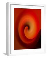 Swirling Red-Ruth Palmer-Framed Art Print