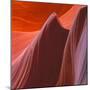 Swirling Sandstone Formations in Lower Antelope Canyon Near Page, Arizona-John Lambing-Mounted Photographic Print