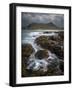 Swirling Tide and Beinn Chliaid, Isle of Barra, Outer Hebrides-Stewart Smith-Framed Photographic Print