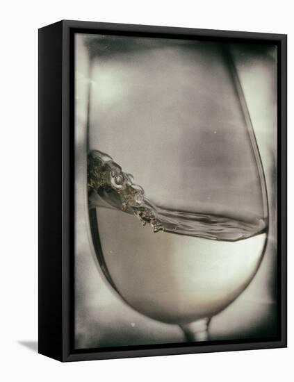 Swirling White Wine-Steve Lupton-Framed Stretched Canvas