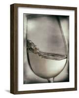 Swirling White Wine-Steve Lupton-Framed Photographic Print