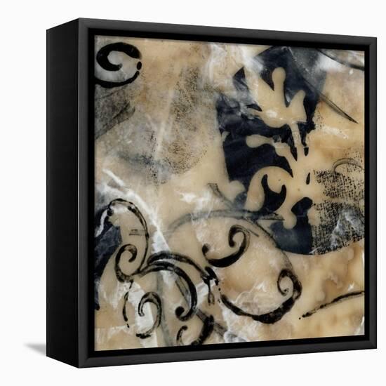 Swirls and Whirls IV-Jennifer Goldberger-Framed Stretched Canvas