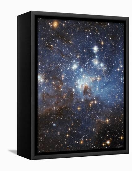 Swirls of Gas and Dust Reside in This Ethereal-Looking Region of Star Formation-Stocktrek Images-Framed Stretched Canvas