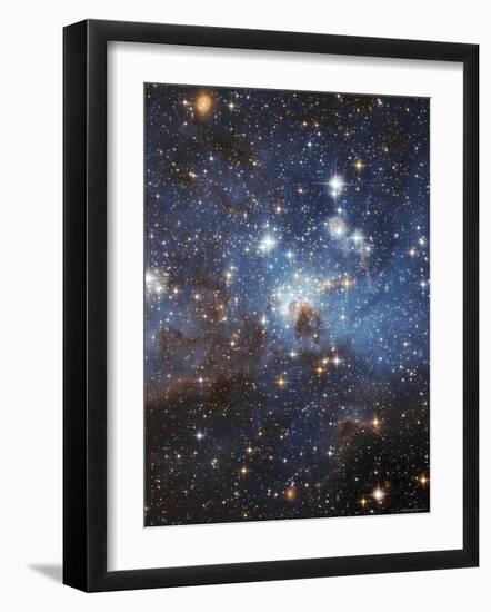 Swirls of Gas and Dust Reside in This Ethereal-Looking Region of Star Formation-Stocktrek Images-Framed Premium Photographic Print