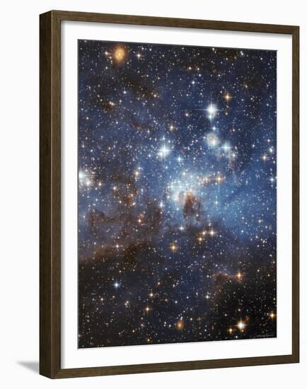 Swirls of Gas and Dust Reside in This Ethereal-Looking Region of Star Formation-Stocktrek Images-Framed Premium Photographic Print