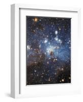 Swirls of Gas and Dust Reside in This Ethereal-Looking Region of Star Formation-Stocktrek Images-Framed Photographic Print