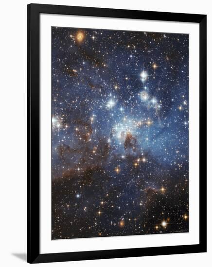 Swirls of Gas and Dust Reside in This Ethereal-Looking Region of Star Formation-Stocktrek Images-Framed Photographic Print