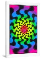 Swirls-null-Framed Blacklight Poster