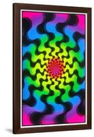 Swirls-null-Framed Blacklight Poster