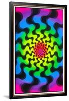 Swirls-null-Framed Blacklight Poster