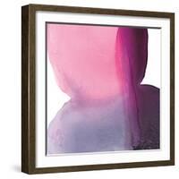 Swish of Magenta II-Piper Rhue-Framed Art Print