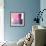 Swish of Magenta II-Piper Rhue-Framed Art Print displayed on a wall