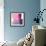 Swish of Magenta II-Piper Rhue-Framed Art Print displayed on a wall