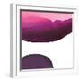 Swish of Magenta III-Piper Rhue-Framed Art Print