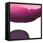 Swish of Magenta III-Piper Rhue-Framed Stretched Canvas