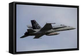 Swiss Air Force F-18C Hornet Used for Air Policing-null-Framed Stretched Canvas