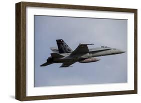 Swiss Air Force F-18C Hornet Used for Air Policing-null-Framed Photographic Print