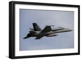 Swiss Air Force F-18C Hornet Used for Air Policing-null-Framed Photographic Print