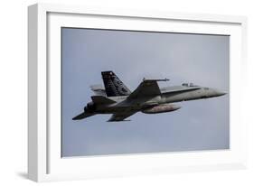 Swiss Air Force F-18C Hornet Used for Air Policing-null-Framed Photographic Print